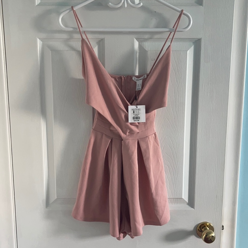 SIRENS Pink Romper Dress